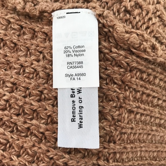 MADEWELL Tan Shawl Collar Snap Cardigan Sz XS - Picture 7 of 7